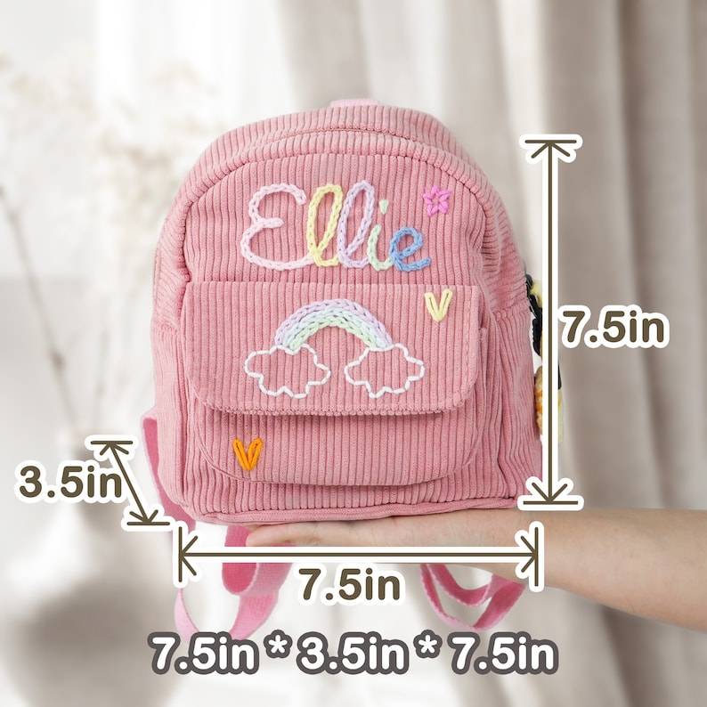 Personalized Kids Backpack Preschool Bag Mini Backpack Birthday Gift for Kids