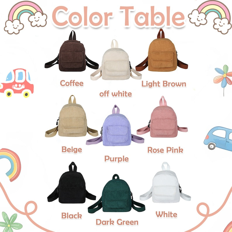 Personalized Kids Backpack Preschool Bag Mini Backpack Birthday Gift for Kids