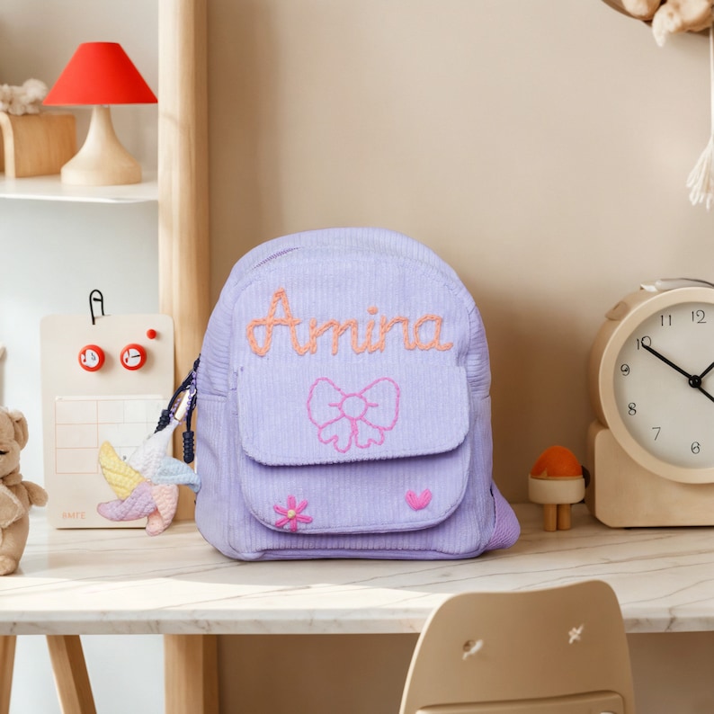 Personalized Kids Backpack Preschool Bag Mini Backpack Birthday Gift for Kids
