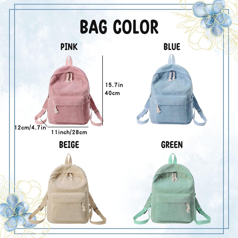 Personalized Toddler Backpack with Tag Kids Bag Back to School Gift for Children