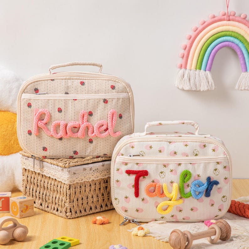 Personalized Kids Lunch Bag Back to School Gift for Kids