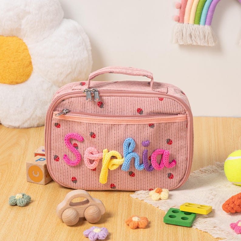 Personalized Kids Lunch Bag Back to School Gift for Kids