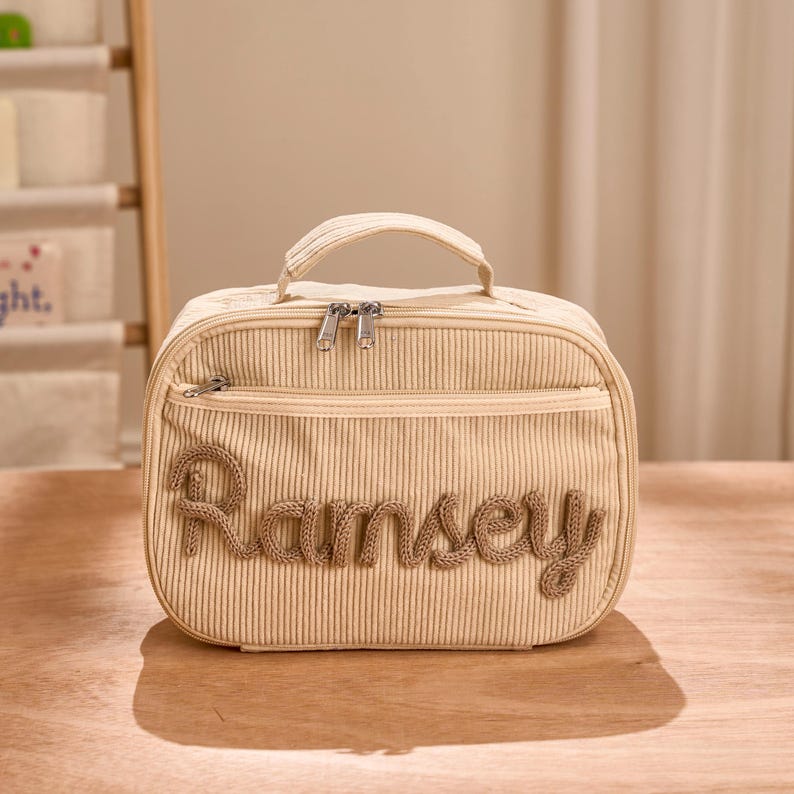 Handmade Kids Lunchbox Bag Toddler Backpack Back to School Gift for Children
