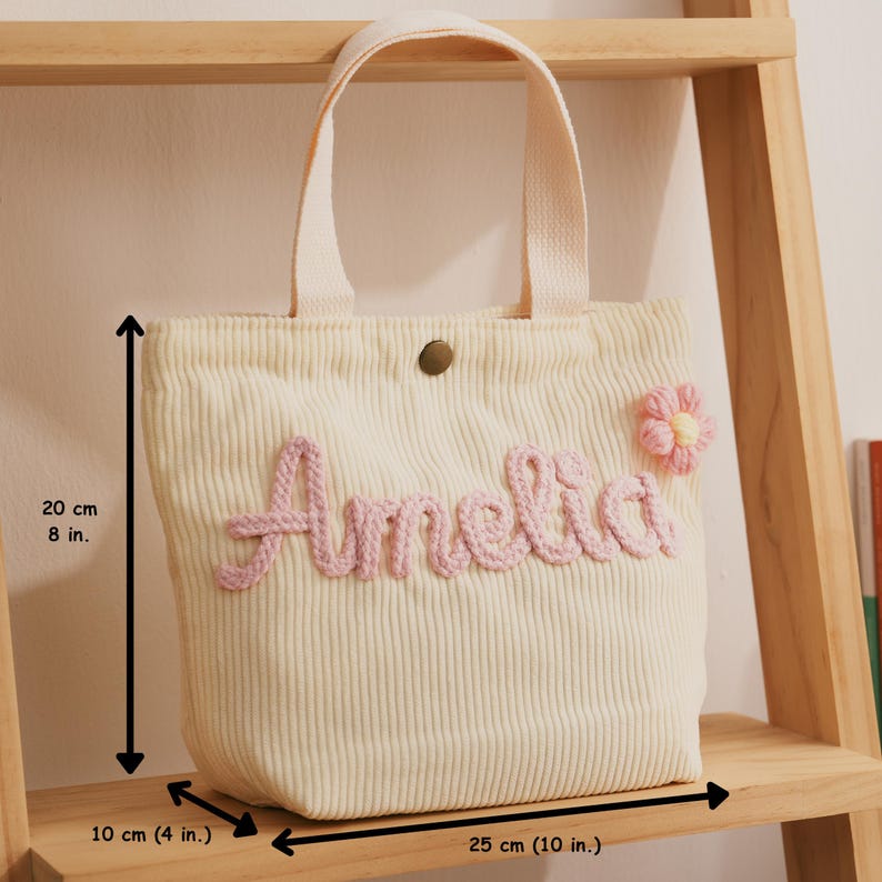 Personalized Kids Lunch Bag Small Camping Bag Back to School Gift for Toddlers