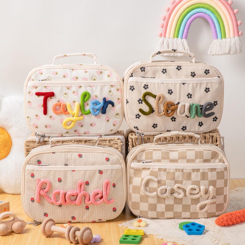 Personalized Kids Lunch Bag Back to School Gift for Kids