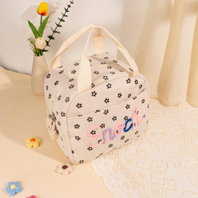 Kids Name Lunchbox Bag Personalized Backpack Back to School Gift for Children