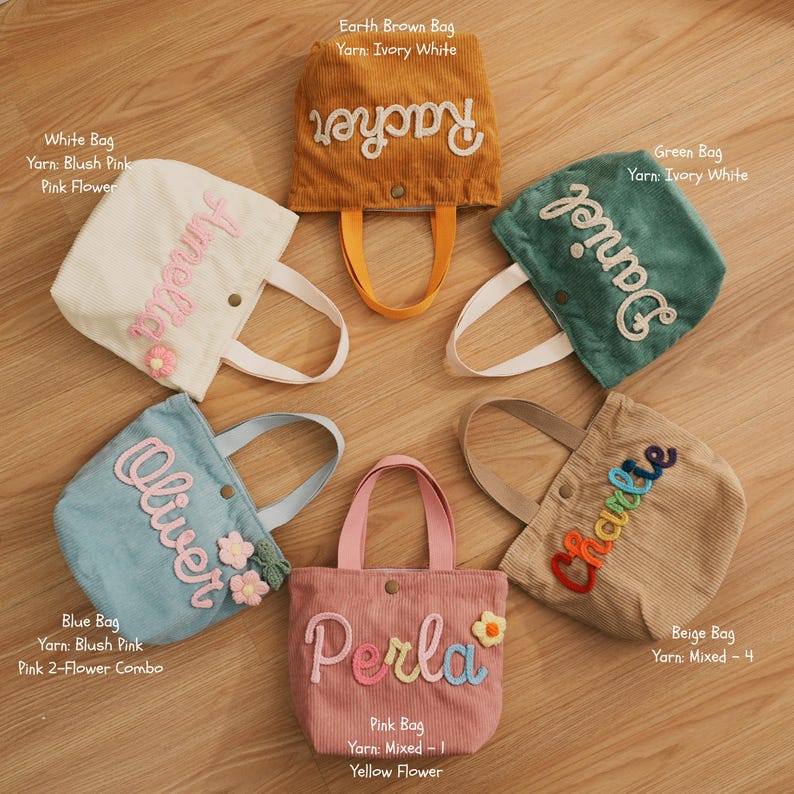 Personalized Kids Lunch Bag Small Camping Bag Back to School Gift for Toddlers