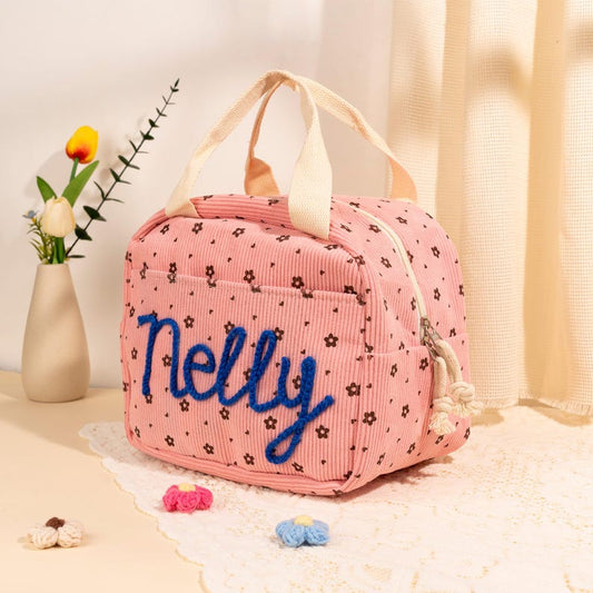 Kids Name Lunchbox Bag Personalized Backpack Back to School Gift for Children