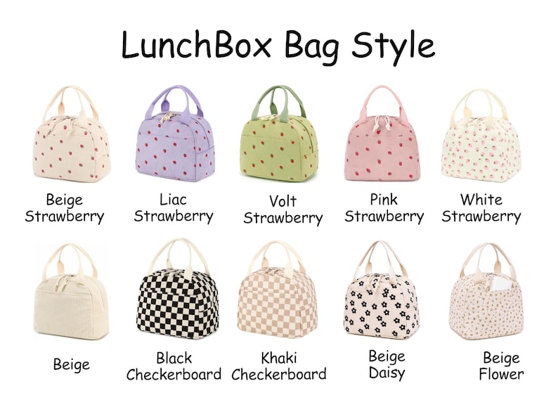 Custom Lunchbox Bag Personalized Kids Backpack Back to School Gift for Toddlers