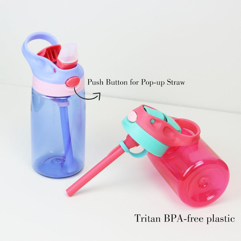 Back to School Gift for Kids Personalized Water Bottle with Name Kids Cup