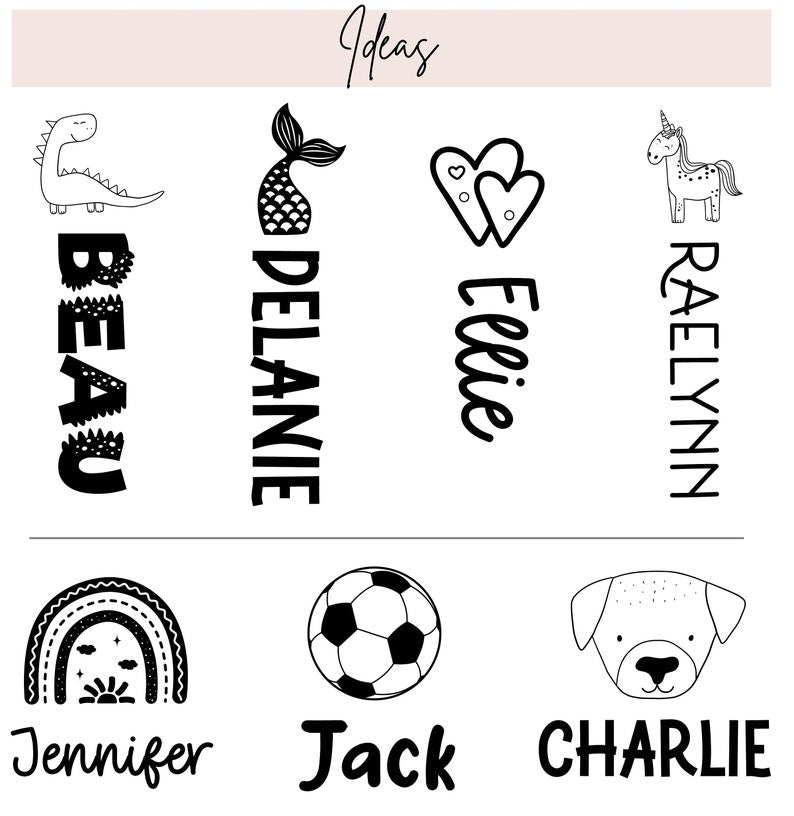 Kids Water Bottle with Name Personalized Tumbler Back to School Gift for Kids