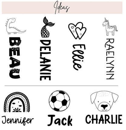 Kids Water Bottle with Name Personalized Tumbler Back to School Gift for Kids