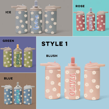 Custom Kids Water Bottle with Name Back to School Gift for Boys and Girls