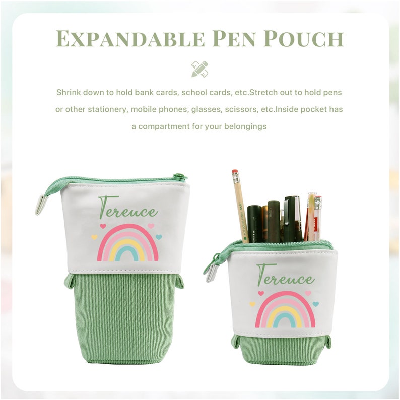 Custom Pop Up Pencil Case Back to School Gift for Kids with Pen Holder