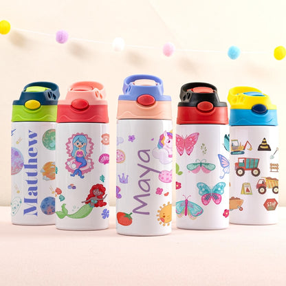 Personalized Kids Water Bottle Back to School Gift for Boys and Girls