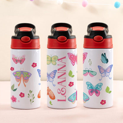 Personalized Kids Water Bottle Back to School Gift for Boys and Girls