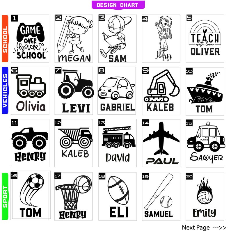 Personalized Kids Water Bottle Back to School Gift for Kids with School Name