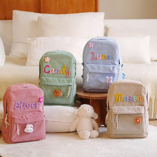 Personalized Toddler Backpack with Tag Kids Bag Back to School Gift for Children