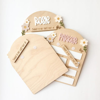 First Day of School Photo Prop Personalized Back to School Sign for Girls