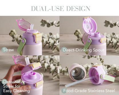 Custom Kids Water Bottle Back to School Gift for Kids with Engraved Name