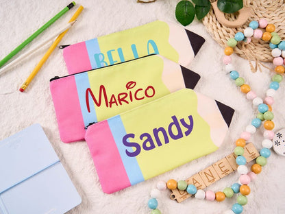 Custom Kids Pencil Case Back to School Gift with Name for Boys and Girls