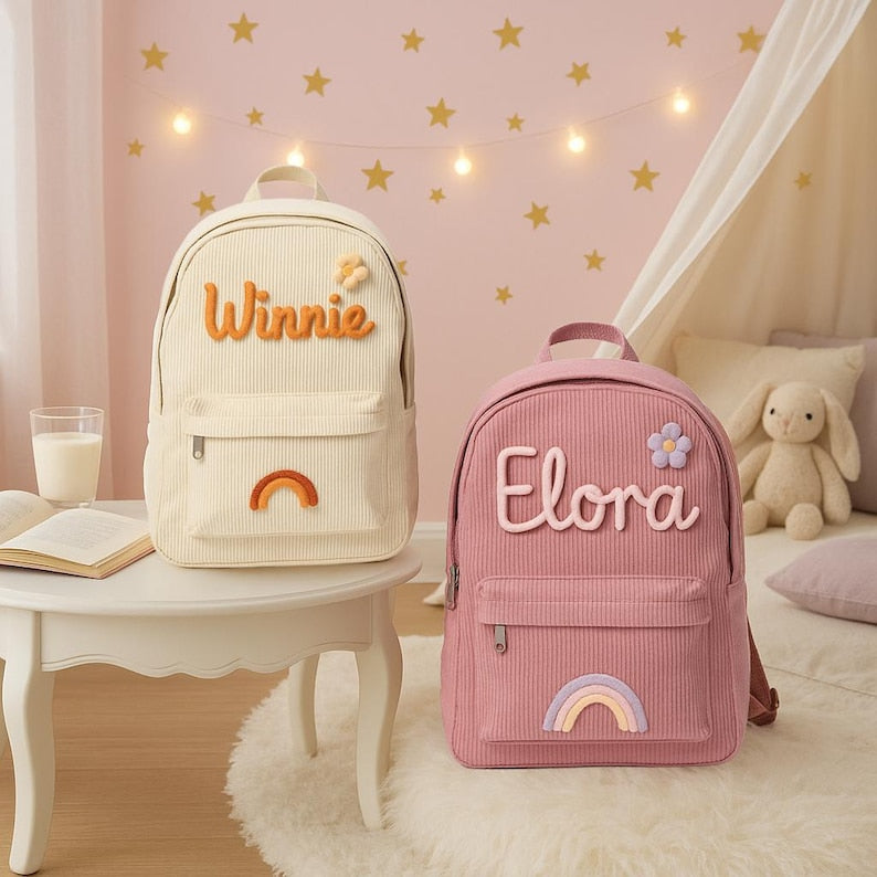Personalized Toddler Backpack Kids School Bag Back to School Gift for Children