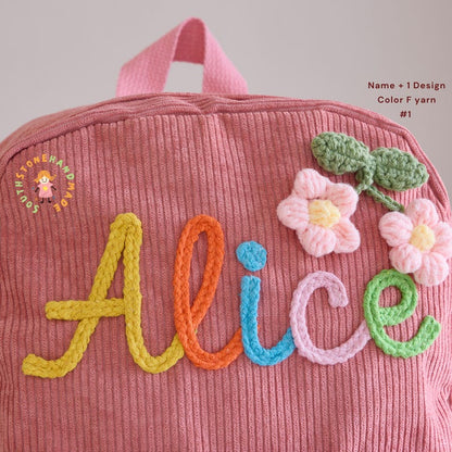 Custom Kids Backpack Preschool Bag Back to School Gift for Boys and Girls