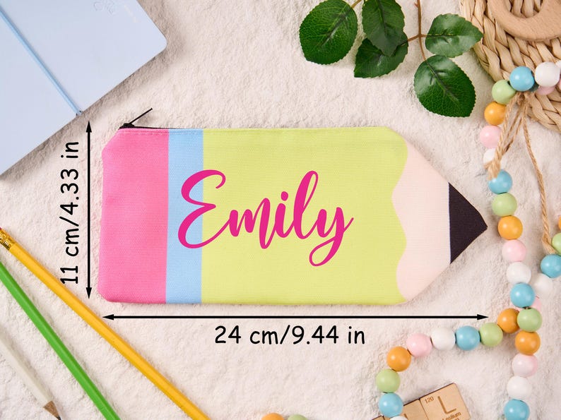 Custom Kids Pencil Case Back to School Gift with Name for Boys and Girls