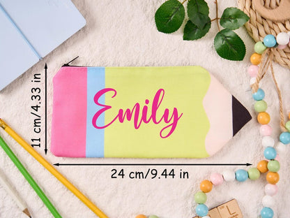 Custom Kids Pencil Case Back to School Gift with Name for Boys and Girls