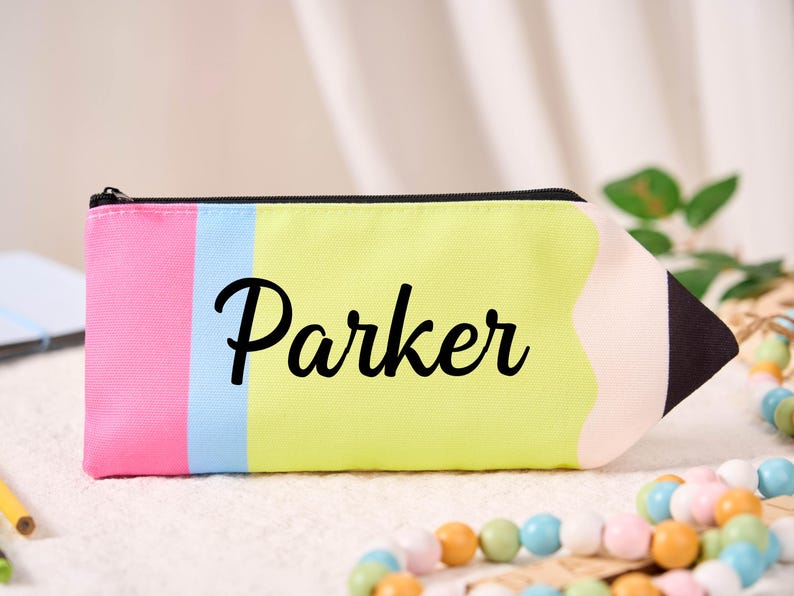 Custom Kids Pencil Case Back to School Gift with Name for Boys and Girls
