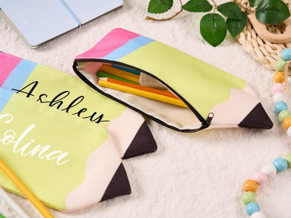 Custom Kids Pencil Case Back to School Gift with Name for Boys and Girls
