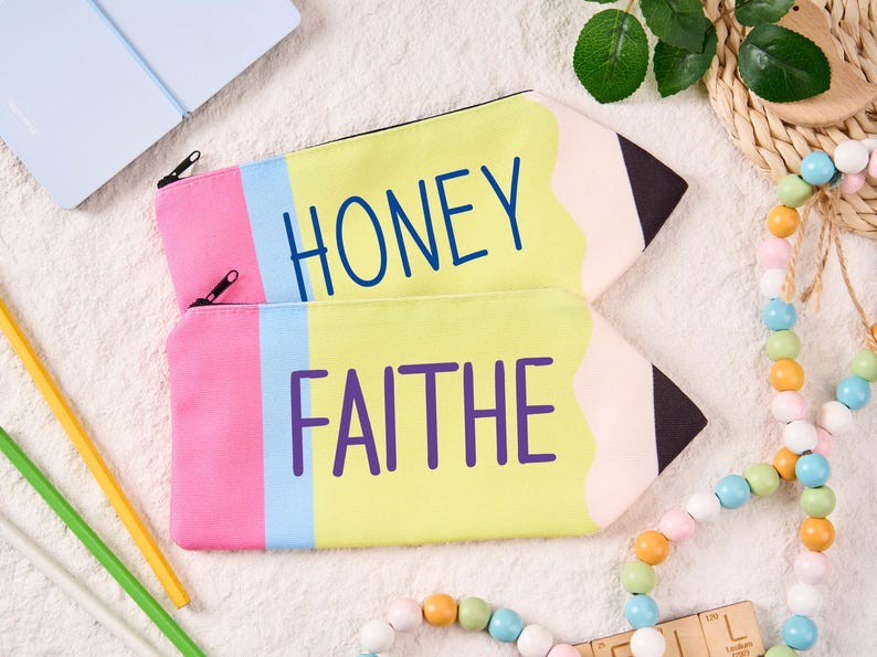 Custom Kids Pencil Case Back to School Gift with Name for Boys and Girls