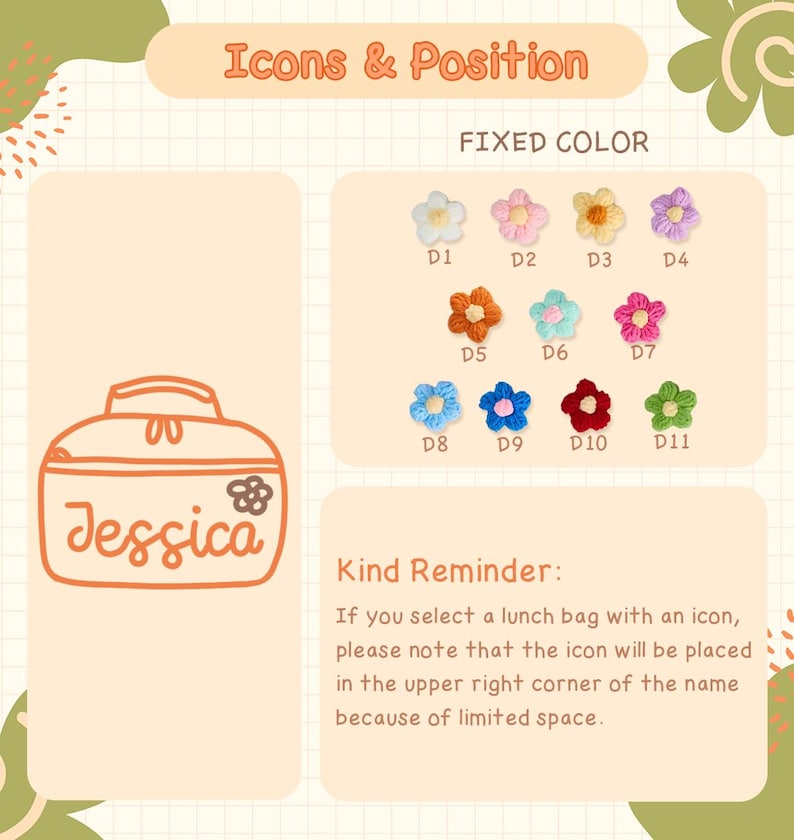 Custom Kids Name Lunch Bag Back to School Tote Backpack Gift for Toddlers