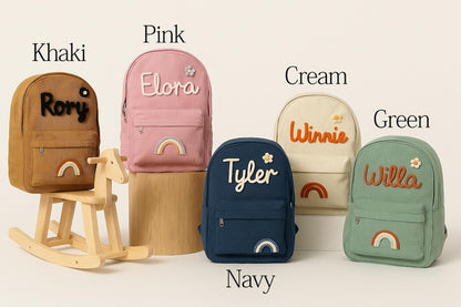 Personalized Toddler Backpack Kids School Bag Back to School Gift for Children