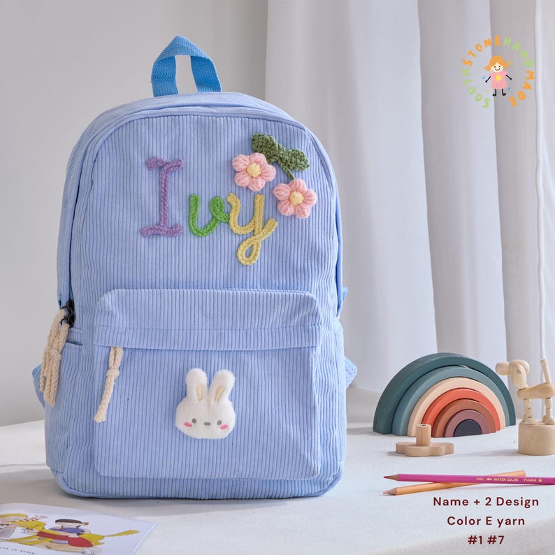 Custom Kids Backpack Preschool Bag Back to School Gift for Boys and Girls