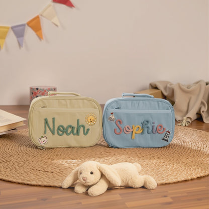 Personalized Lunch Bag Durable School Lunchbox First Day of School Gift for Kids