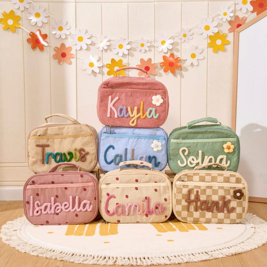 Personalized Kid Lunch Bag School Backpack Back to School Gift for Kids