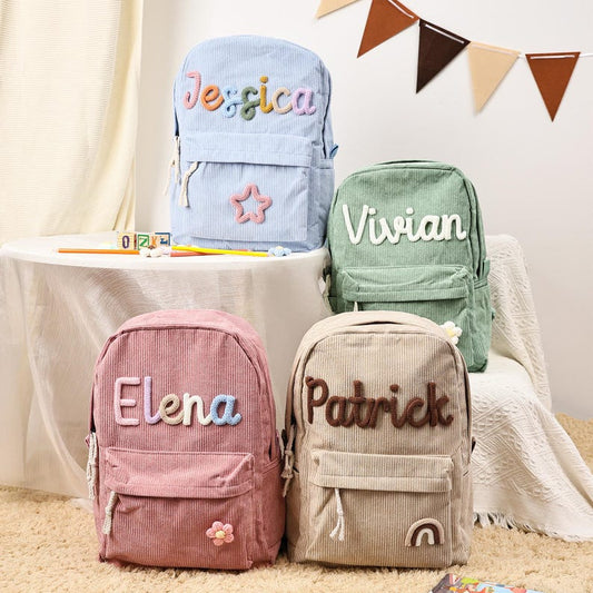 Custom Toddler Backpack Handmade Lunch Bag Kids School Bag Back to School Gift