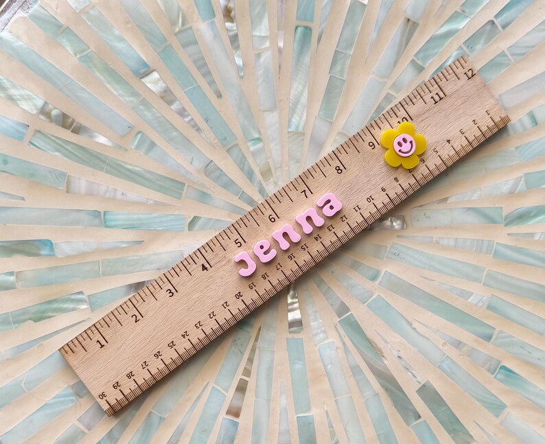 Personalized Pencil and Ruler Set Back to School Gift for Kindergarten Kids