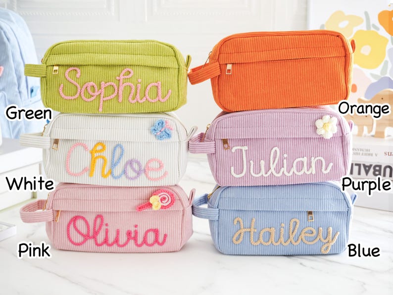Personalized Kids Pencil Case Back to School Gift for Boys and Girls