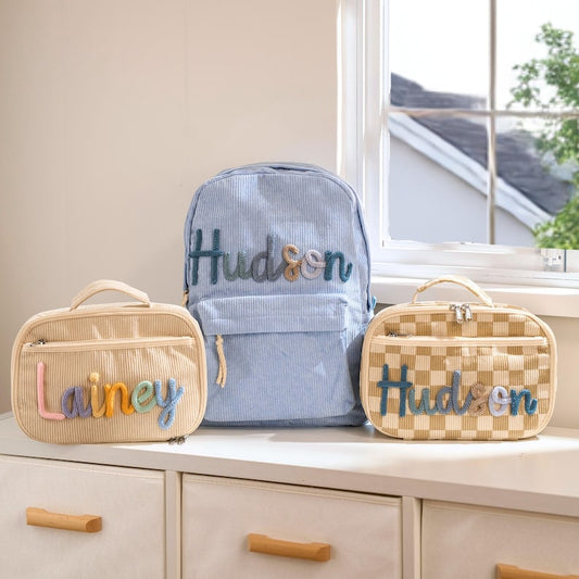 Personalized Kids Backpack Lunch Bag Back to School Gift for Toddlers and Kids