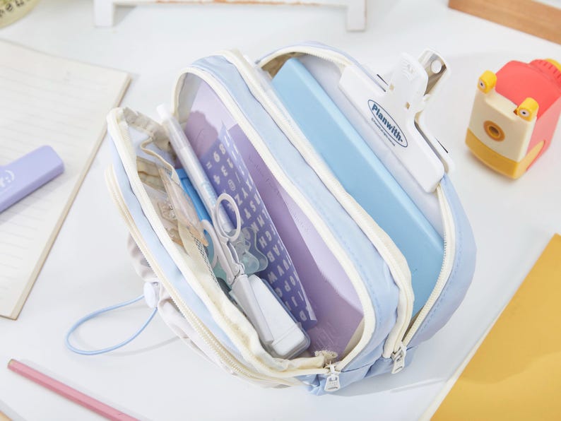 Custom Large Pencil Case Back to School Gift for Kids with Name and Storage