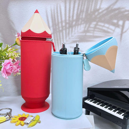 Soft Silicone Pencil Case Back to School Gift for Kids with Name Custom Bag