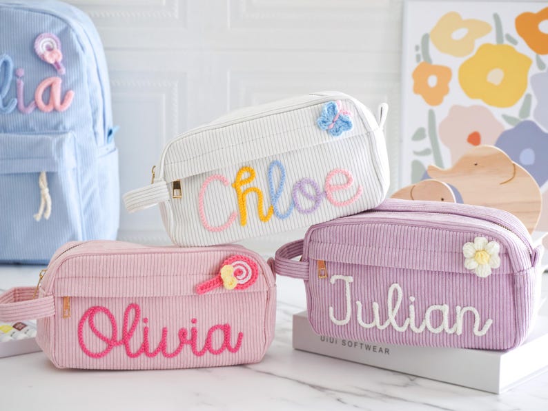 Personalized Kids Pencil Case Back to School Gift for Boys and Girls