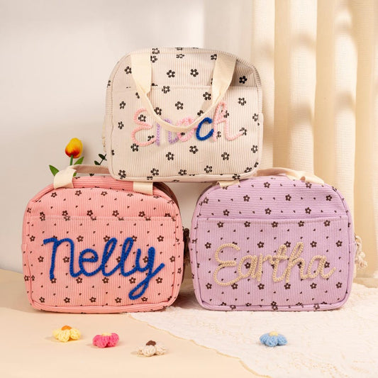 Kids Name Lunchbox Bag Personalized Backpack Back to School Gift for Children