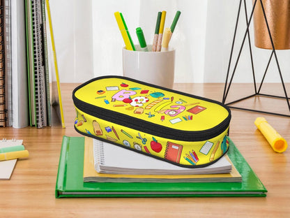 Personalized Zipper Pencil Case Back to School Gift for Kids with Storage