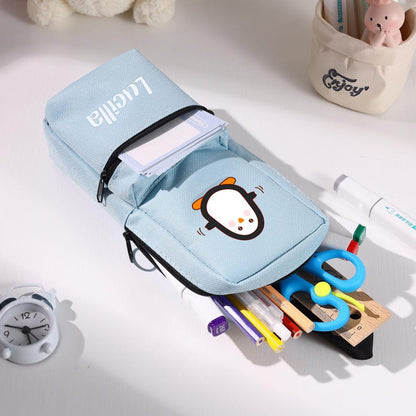 Cute Animal Pencil Case Back to School Gift for Kids Personalized Pouch