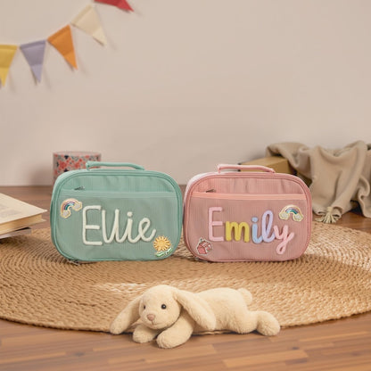 Personalized Lunch Bag Durable School Lunchbox First Day of School Gift for Kids