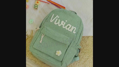 Custom Kids Name Lunch Bag Back to School Tote Backpack Gift for Toddlers